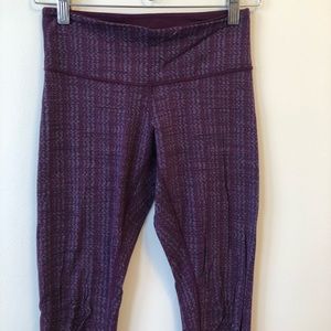 LULULEMON heathered purple wunder under